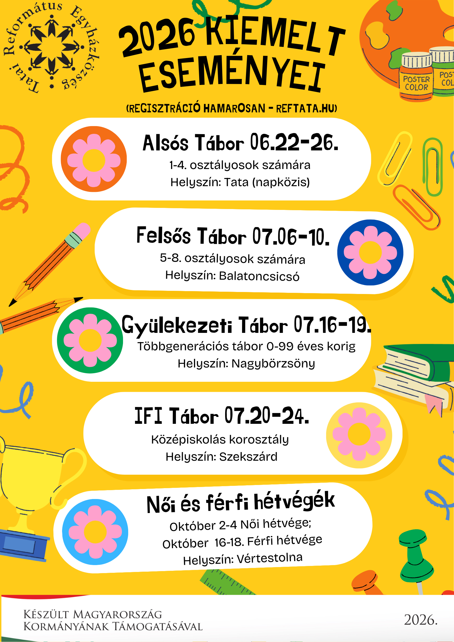 Nyári táborok - 2026